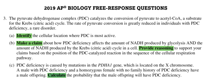 Ap biology 2013 frq answers