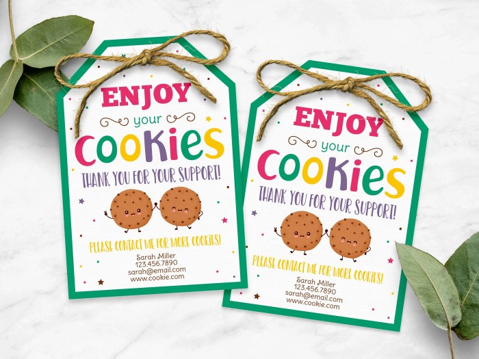 Girl scout cookie flash cards