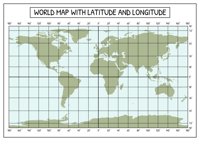 Lines of latitude and longitude worksheet