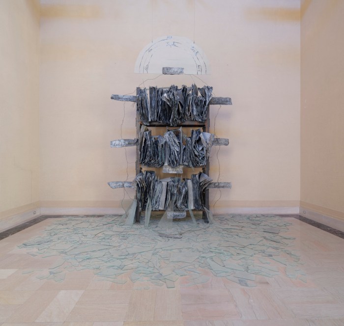 Anselm kiefer's breaking of the vessels refers to