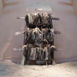 Anselm kiefer's breaking of the vessels refers to